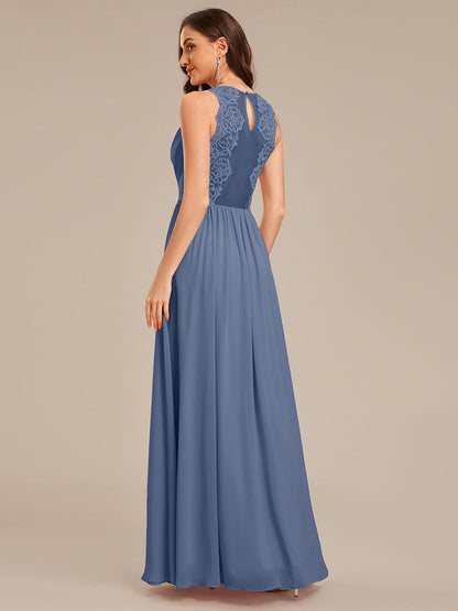 ever MARIBEL|Applique Chiffon Sleeveless Bridesmaid Dress