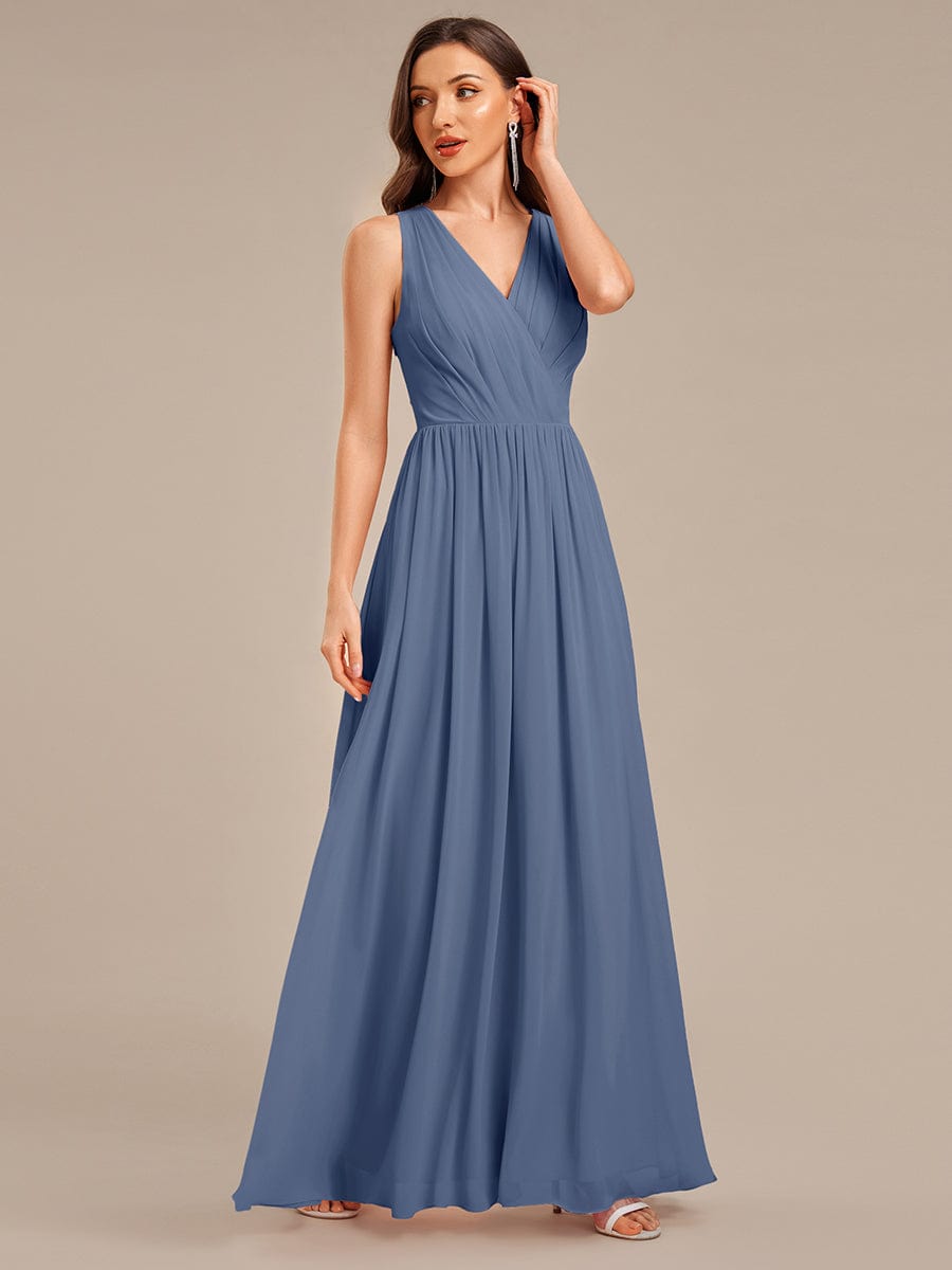 ever MARIBEL|Applique Chiffon Sleeveless Bridesmaid Dress