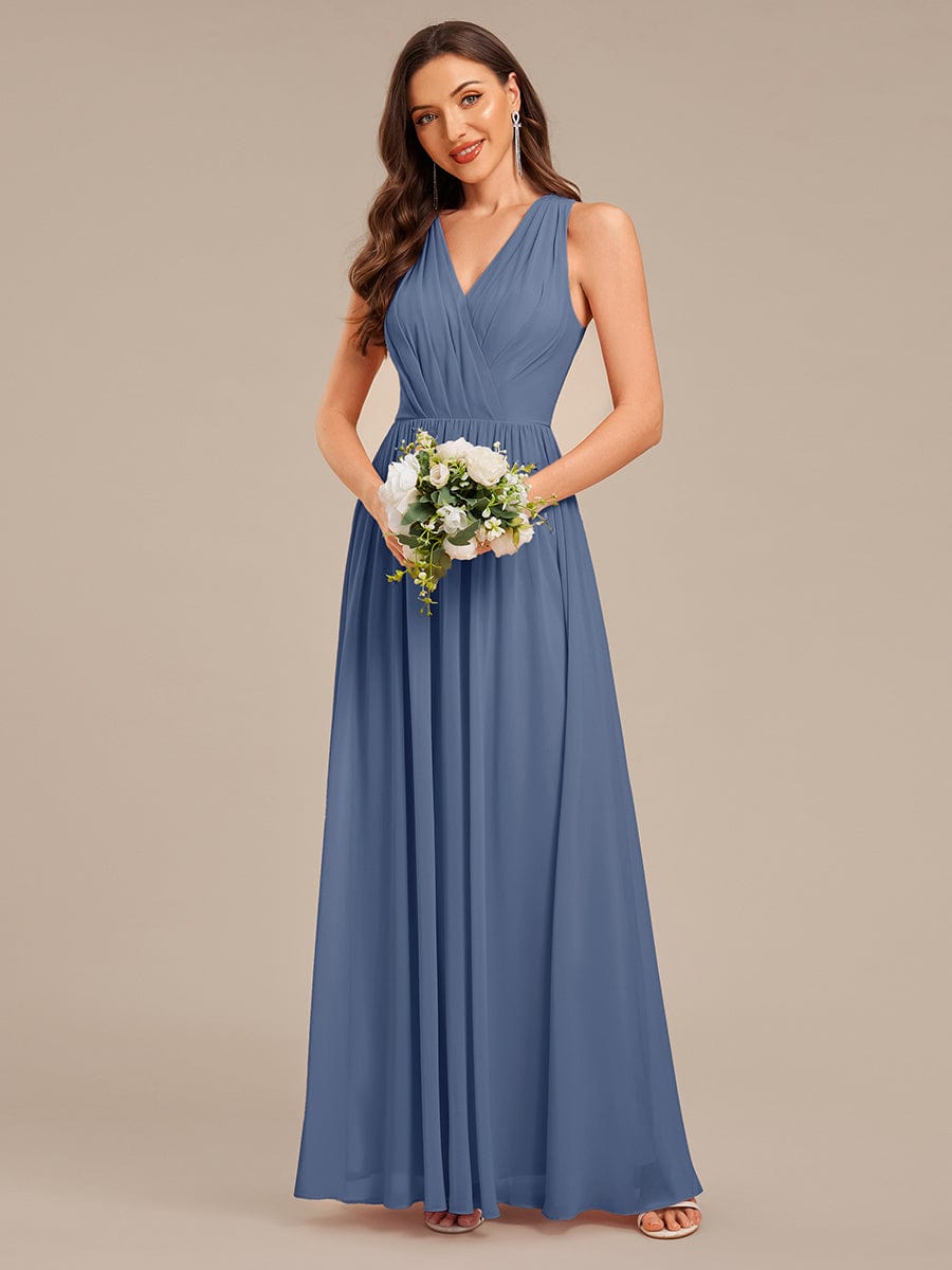 ever MARIBEL|Applique Chiffon Sleeveless Bridesmaid Dress