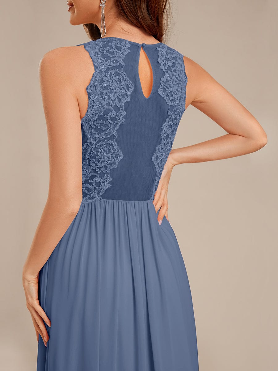 ever MARIBEL|Applique Chiffon Sleeveless Bridesmaid Dress