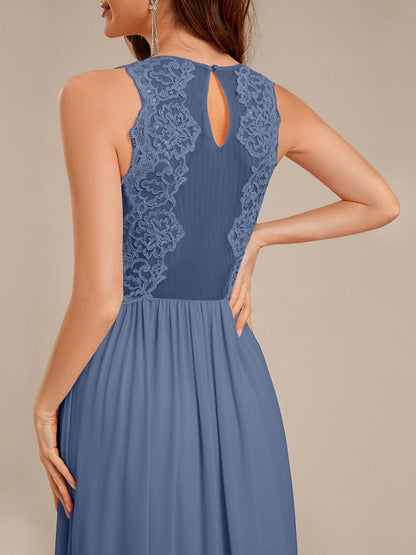 ever MARIBEL|Applique Chiffon Sleeveless Bridesmaid Dress