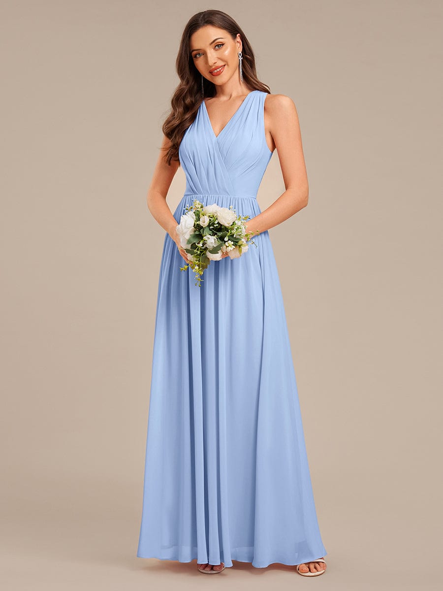 ever MARIBEL|Applique Chiffon Sleeveless Bridesmaid Dress