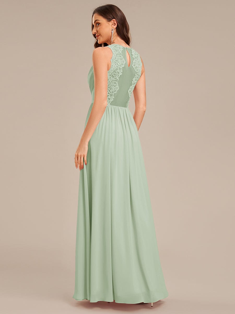 ever MARIBEL|Applique Chiffon Sleeveless Bridesmaid Dress