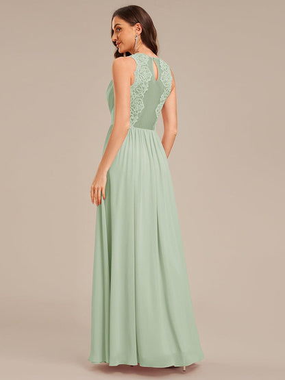ever MARIBEL|Applique Chiffon Sleeveless Bridesmaid Dress