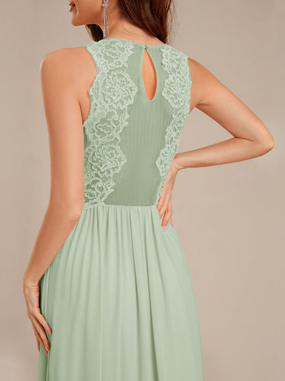 ever MARIBEL|Applique Chiffon Sleeveless Bridesmaid Dress