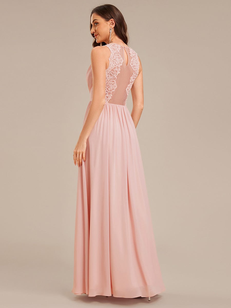 ever MARIBEL|Applique Chiffon Sleeveless Bridesmaid Dress