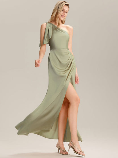 ever EVELISE|Flowing Ribbons Satin  Bridesmaid Dress