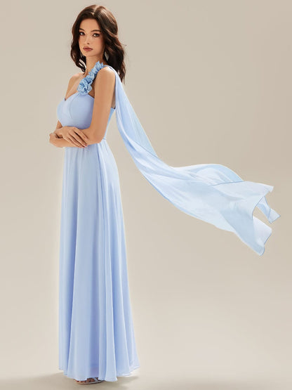 ever ALOURA|Flowing Ribbons Chiffon Sleeveless Dress