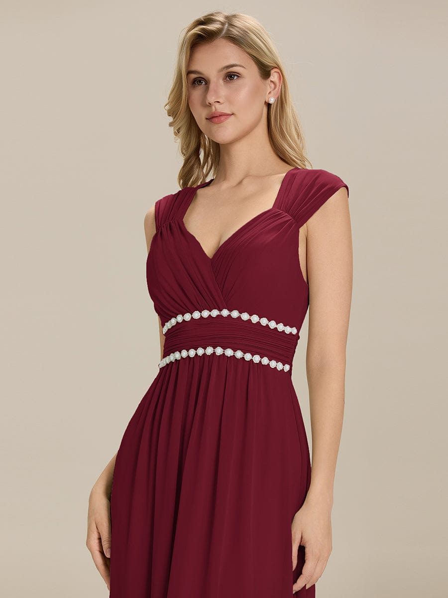 ever ZELINA|Backless Chiffon Sleeveless Bridesmaid Dress