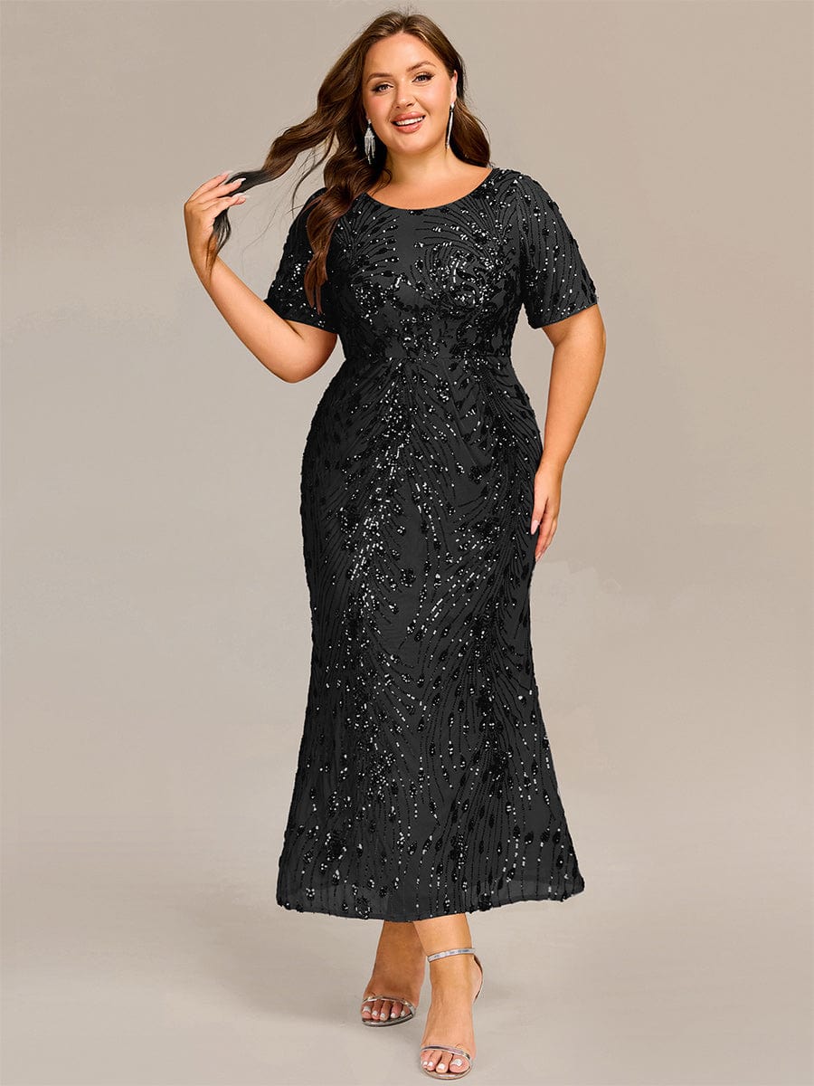 pretty HAYLEN|Plus Size Sequin Mermaid Formal Dress