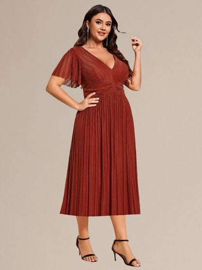 pretty QUINN|Plus size Glittery Formal Evening Dress